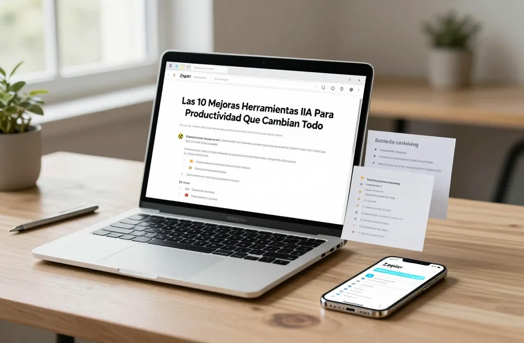 Las 10 Mejores Herramientas Ia Para Productividad Que Cambian Todo