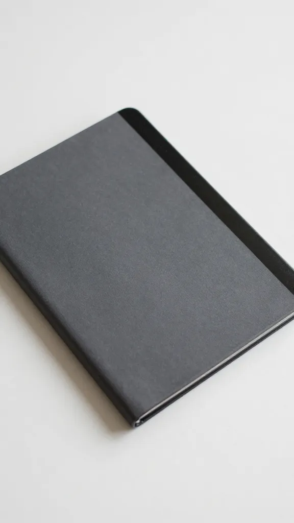 closeup of one micro‑ebook cover on a minimalist table surface