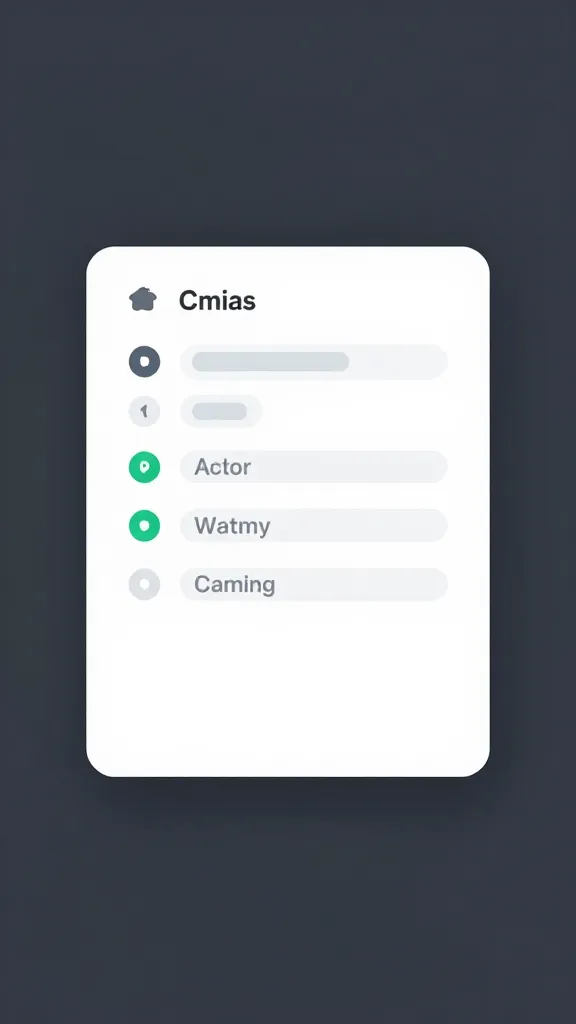 closeup of a single workflow automation dashboard element on dark-gray background